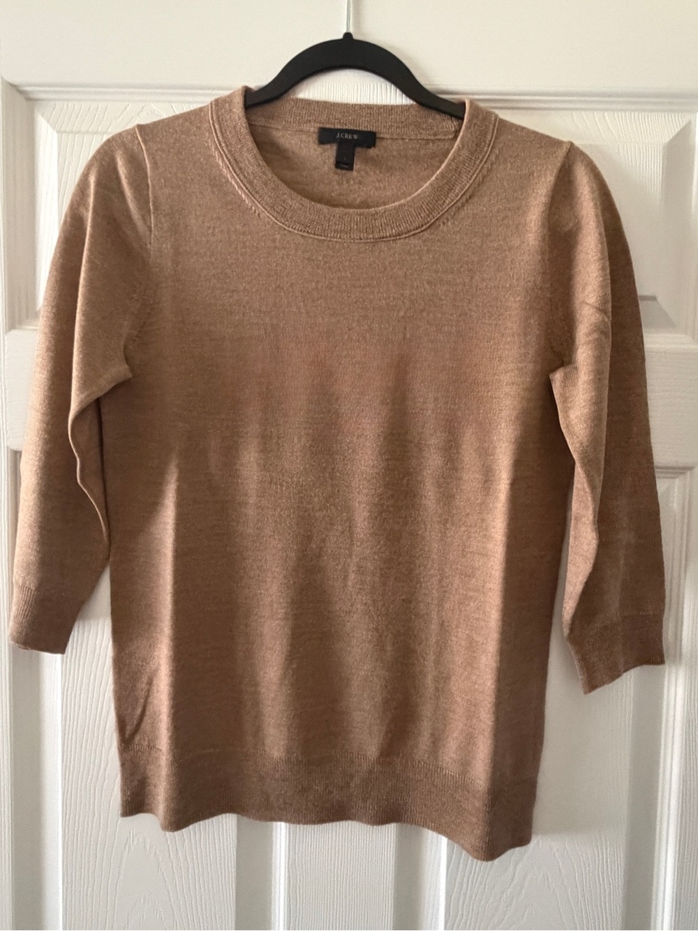 J. Crew Camel Tippi Crewneck Sweater